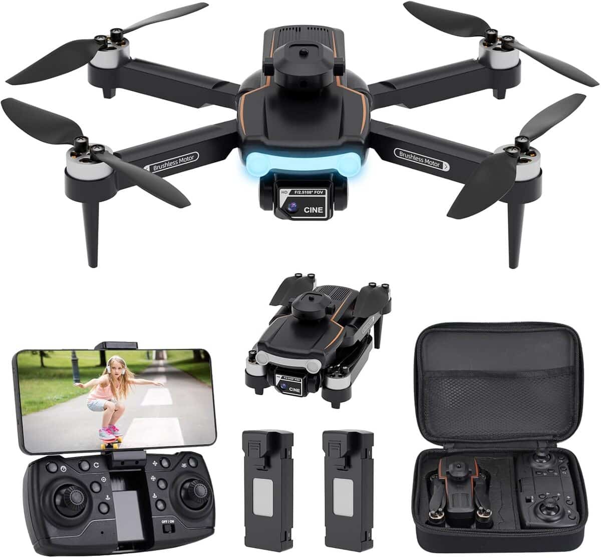 Drone Enfant: caméra 720P et Vol Intelligent