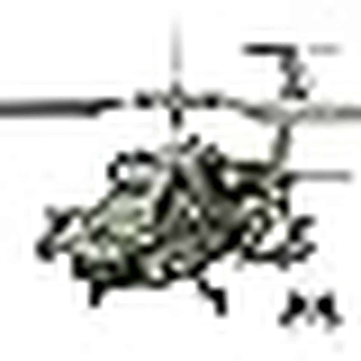 Essai SYMA S109G Apache : mini Hélicoptère RC Intérieur Militaire