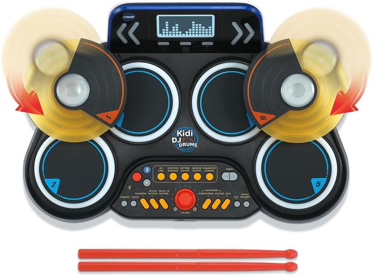 Kidi DJ Drums : la Batterie Électronique Lumineuse VTech pour Enfants