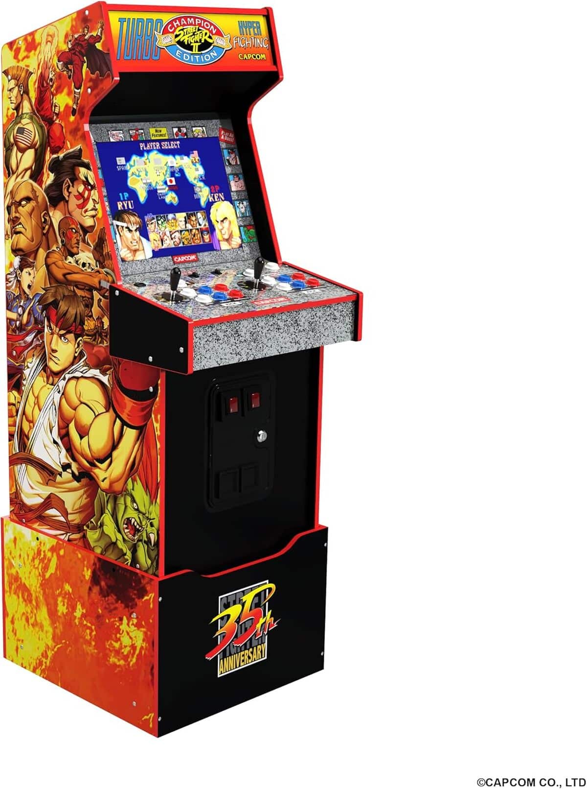 Test Arcade1Up Street Fighter : 14 jeux et WiFi intégrés