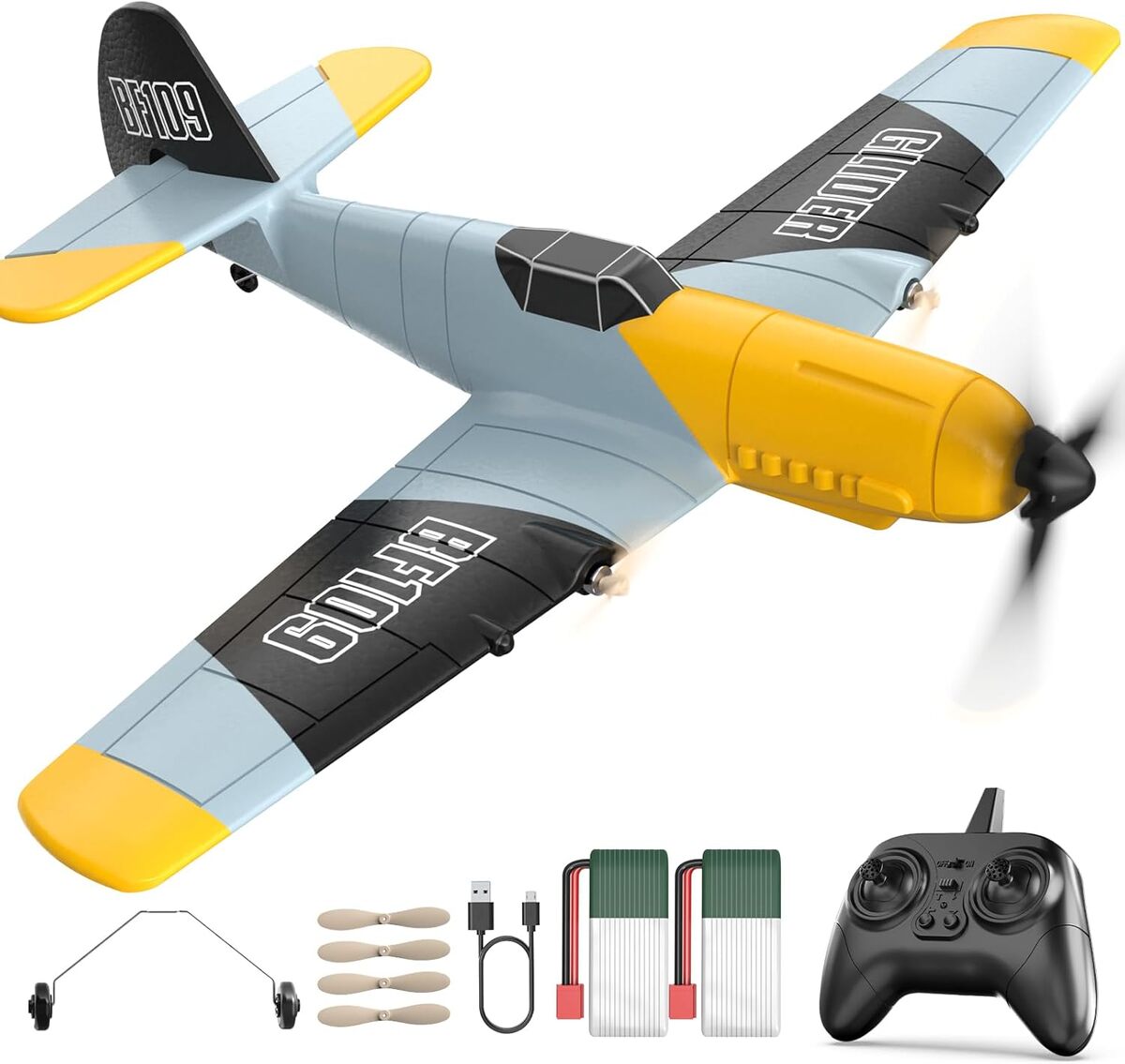 Test Avion Télécommandé DEERC BF-109 : facile et Amusant