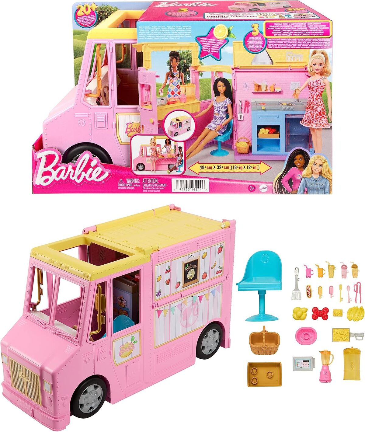 Test Barbie Camion Limonade : l'avis complet sur ce coffret jeu 25 pièces !