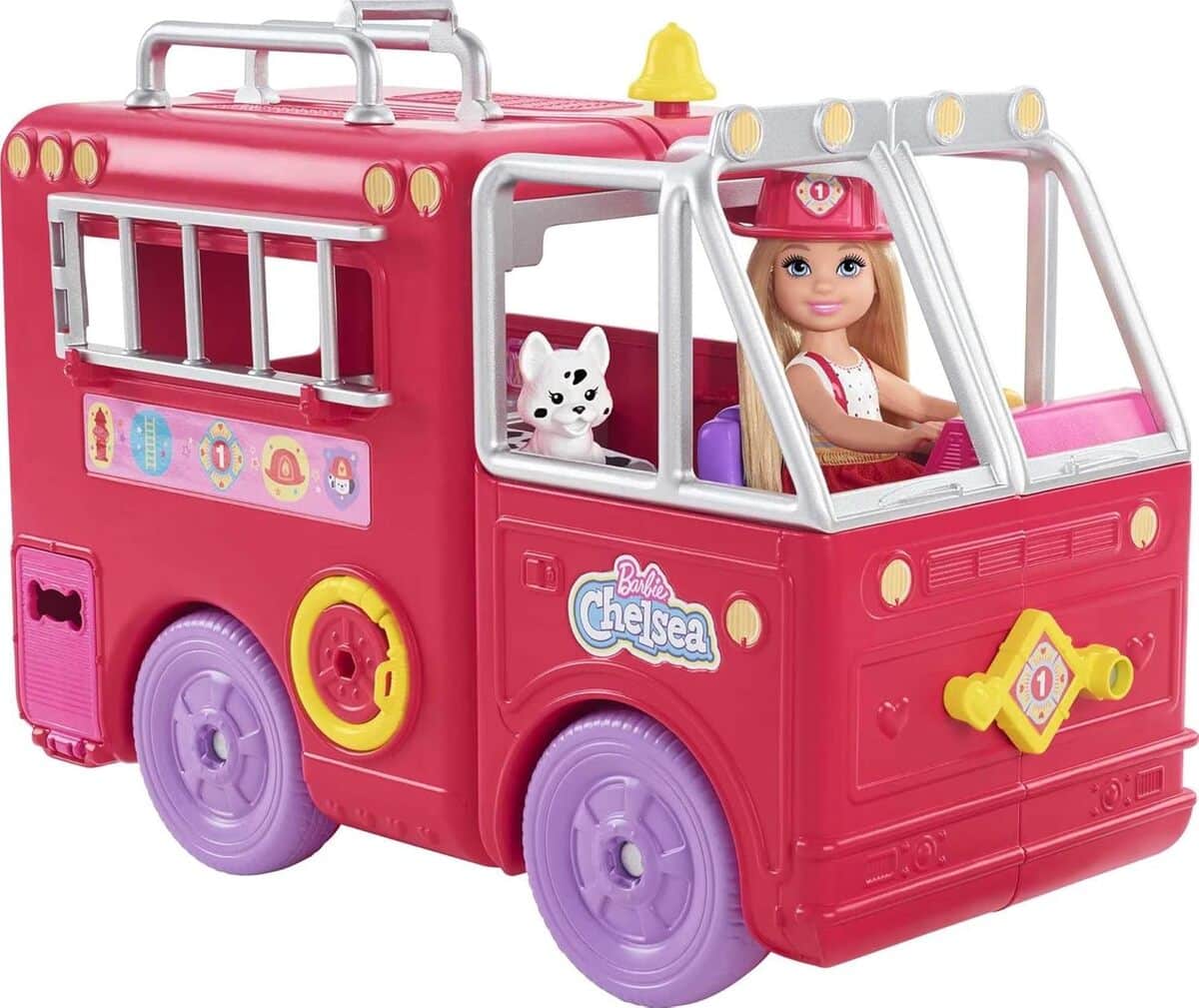 Test Barbie Chelsea : camion de Pompiers Transformable & Accessoires