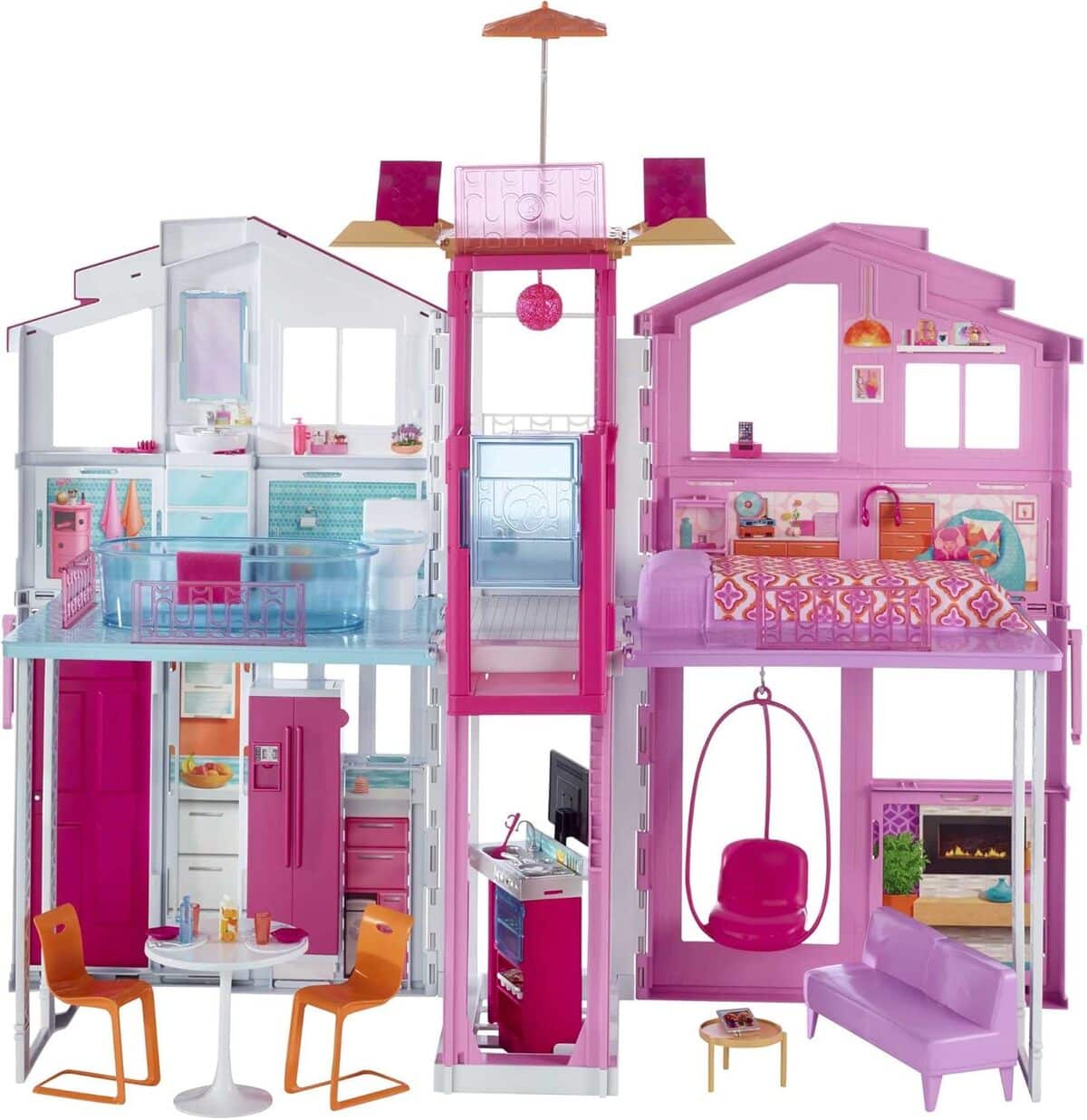 Test Barbie Mobilier : maison de Luxe 2 étages & Accessoires