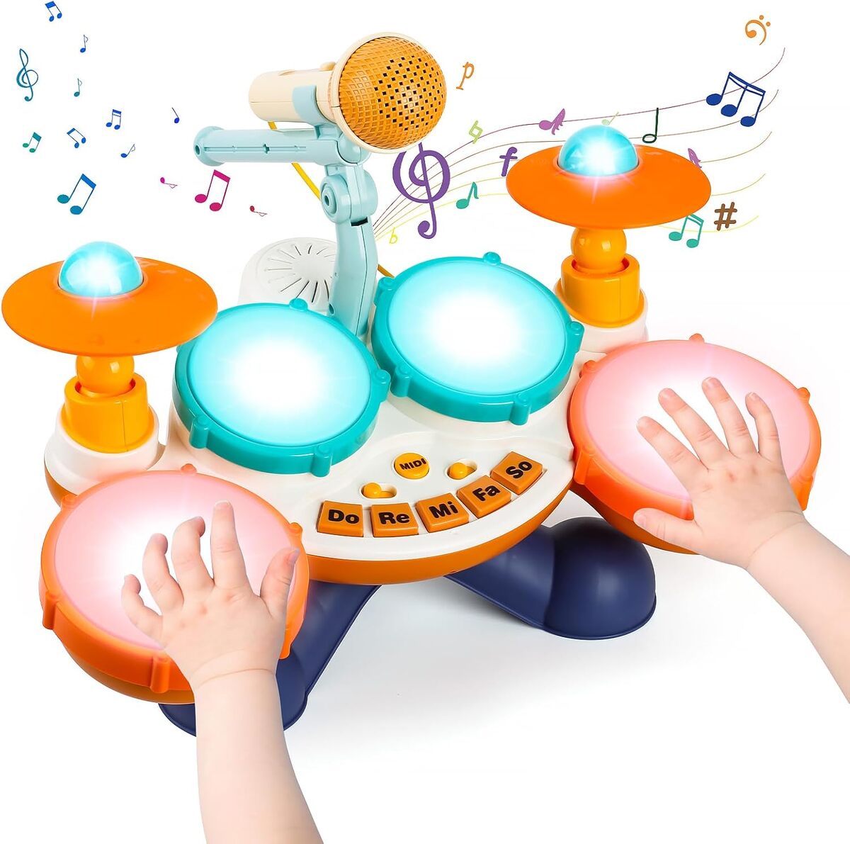 Test batterie bébé : jouets musicaux et rythmiques