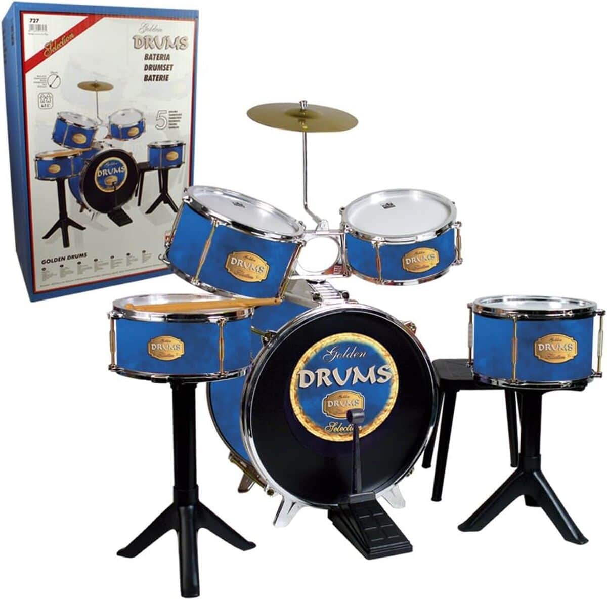 Test Batterie Golden Drums 727 : couleurs & Sonorités