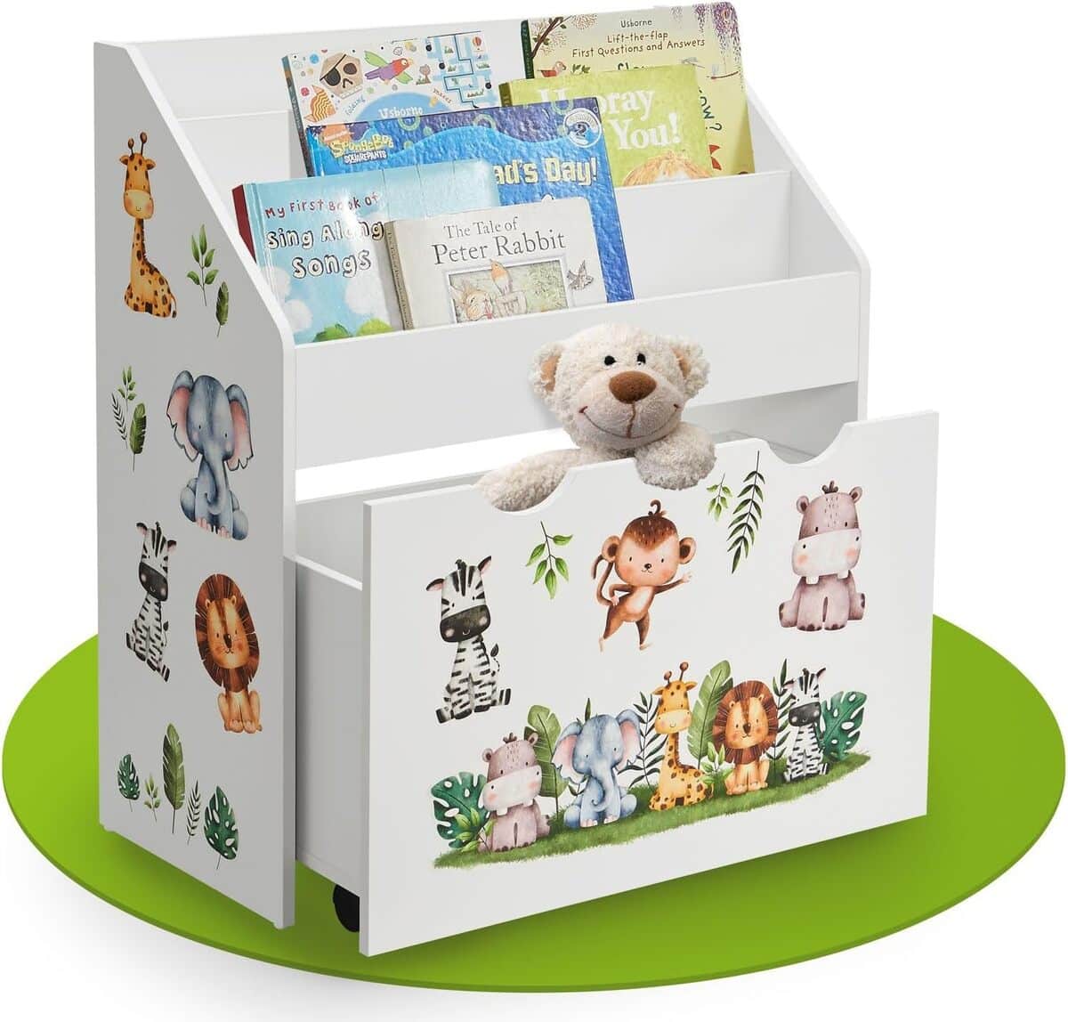 Test : bibliothèque Juskys pour enfants, pratique et ludique
