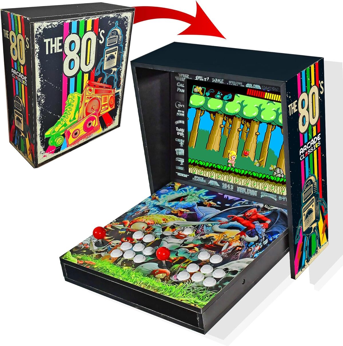 Test Borne d'Arcade Bartop : 9800 jeux et multijoueur à l'honneur !