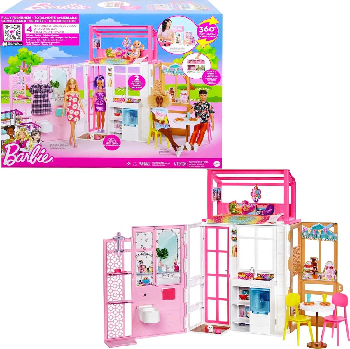 Test Coffret Maison Barbie : jeu Complet et Accessoires