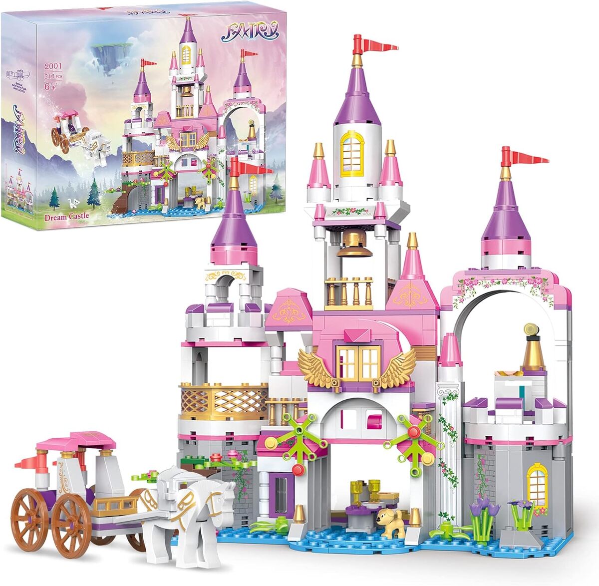 Test COGO Friends : château de Princesse en 516 Blocs