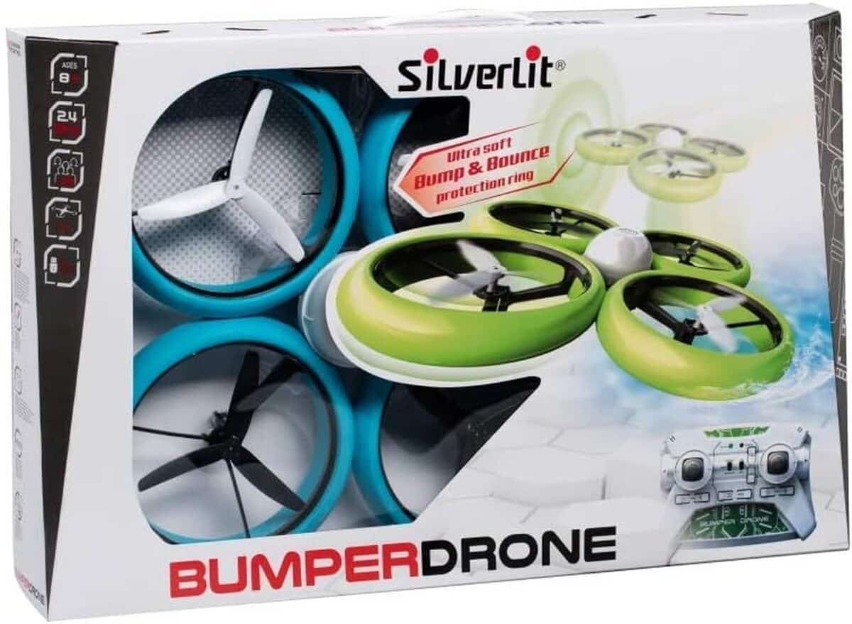 Test Drone Bumper FLYBOTIC: antichoc et Amphibie