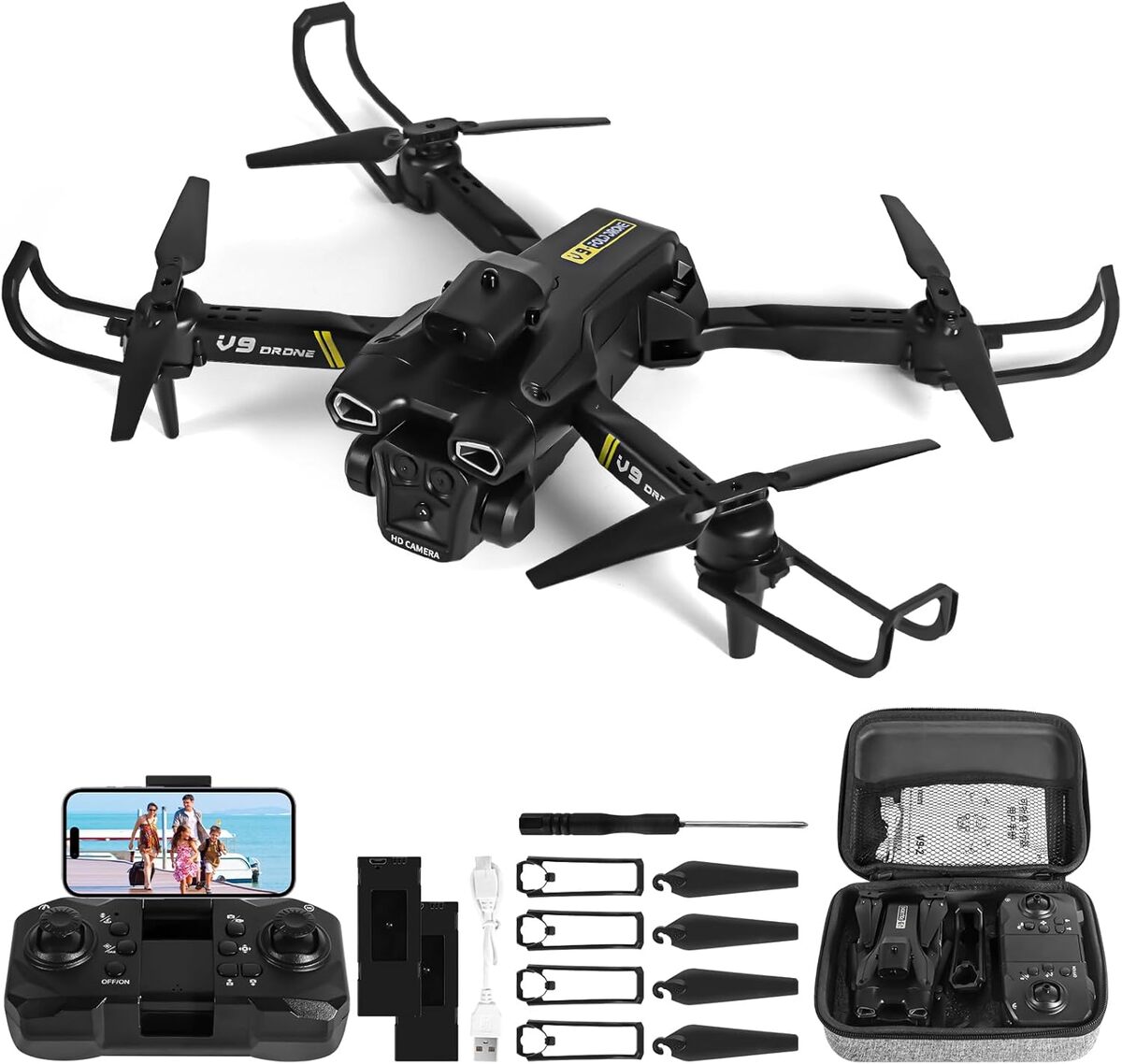 Test Drone Enfant : caméra HD, fPV et Acrobaties Aériennes