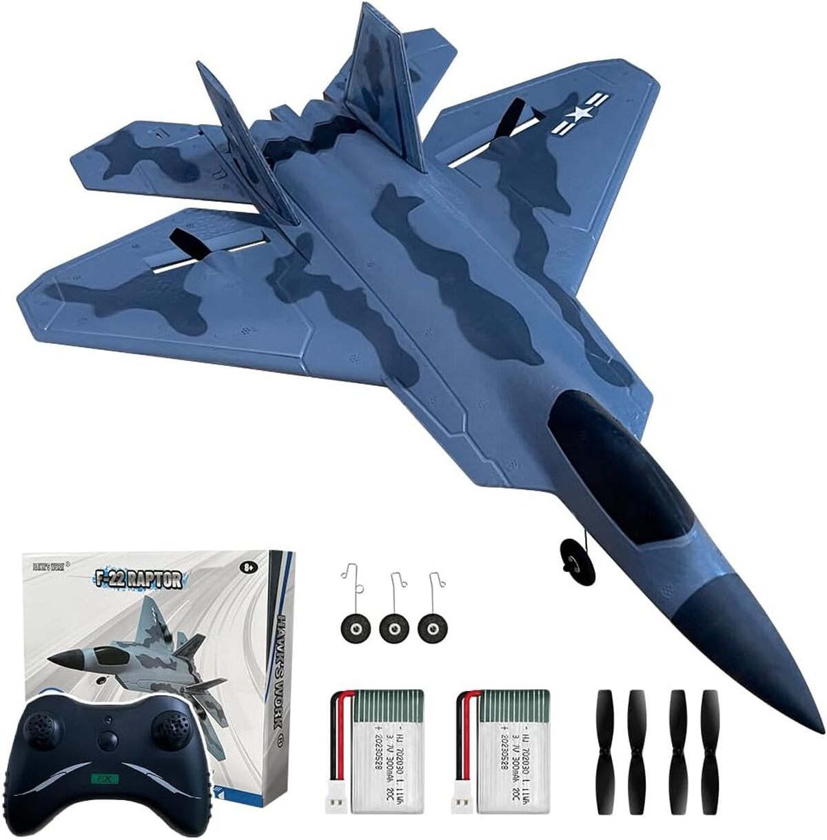 Test HAWK'S WORK 2 CH F22 : envolez-vous avec le planeur télécommandé !