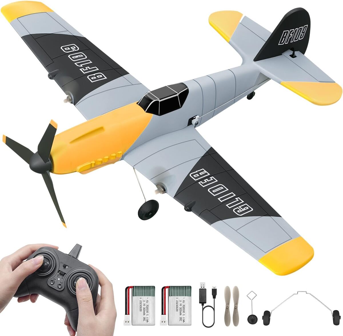 Test HAWK'S WORK BF-109 : l'avis sur l'avion RC pour débutants