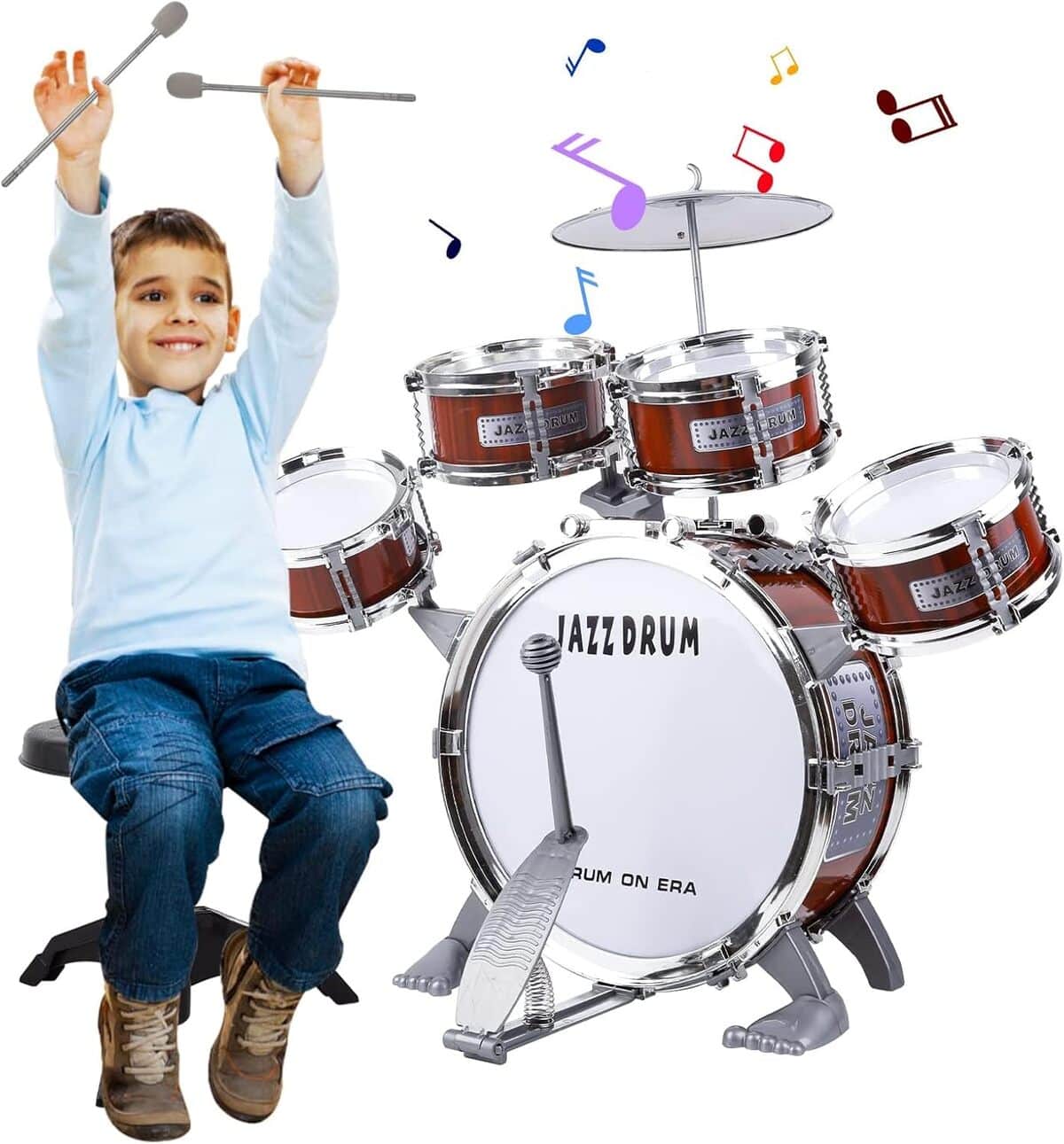 Test Hilifexll : le kit de batterie idéal pour les 3-7 ans