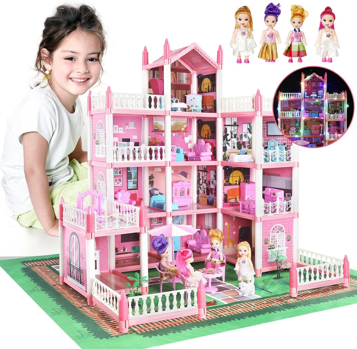 Test Maison de Poupée : lumière et Magie pour Filles 3-12 Ans
