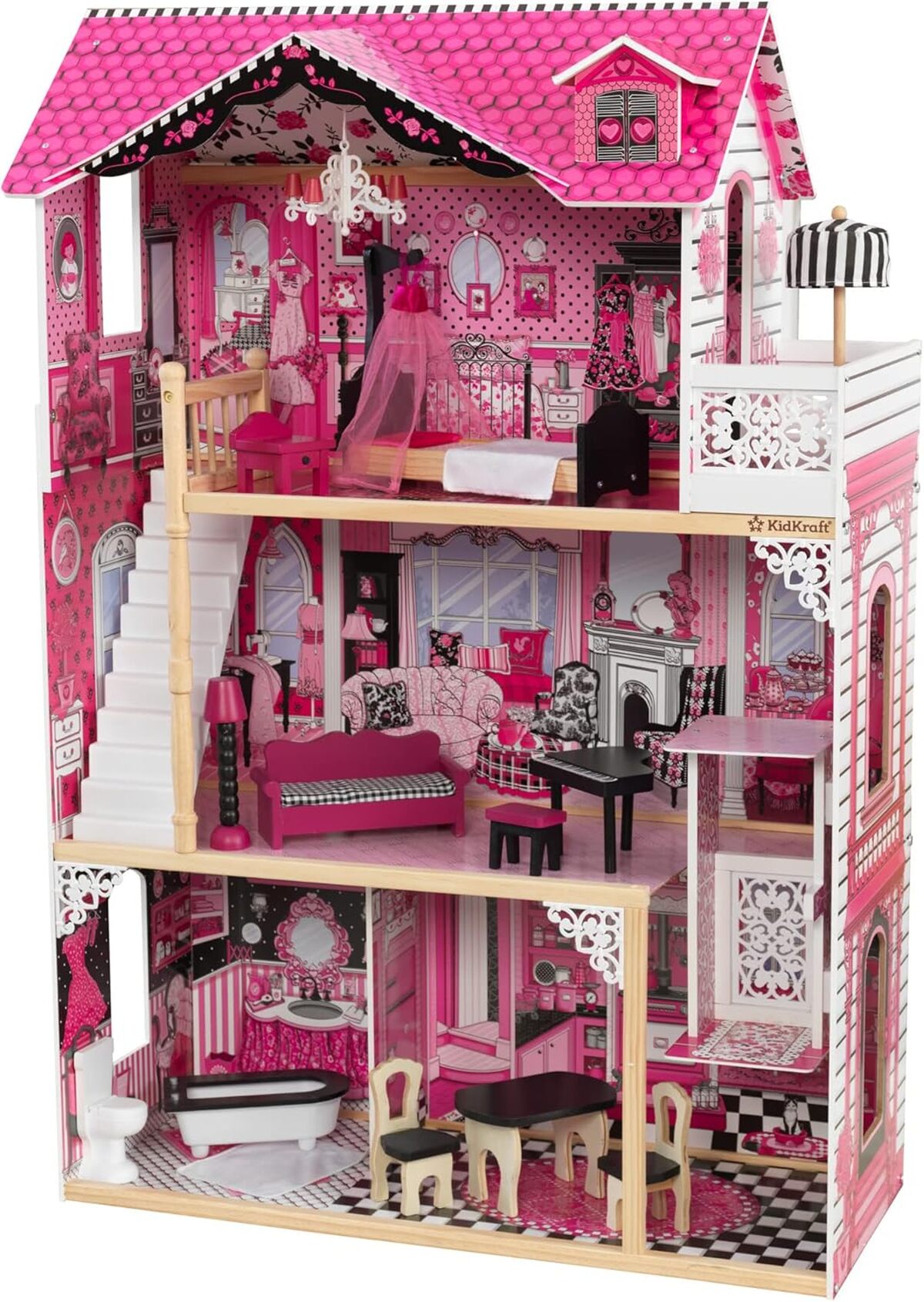 Test Maison Poupée KidKraft Amelia : le Rêve en 3 Étages