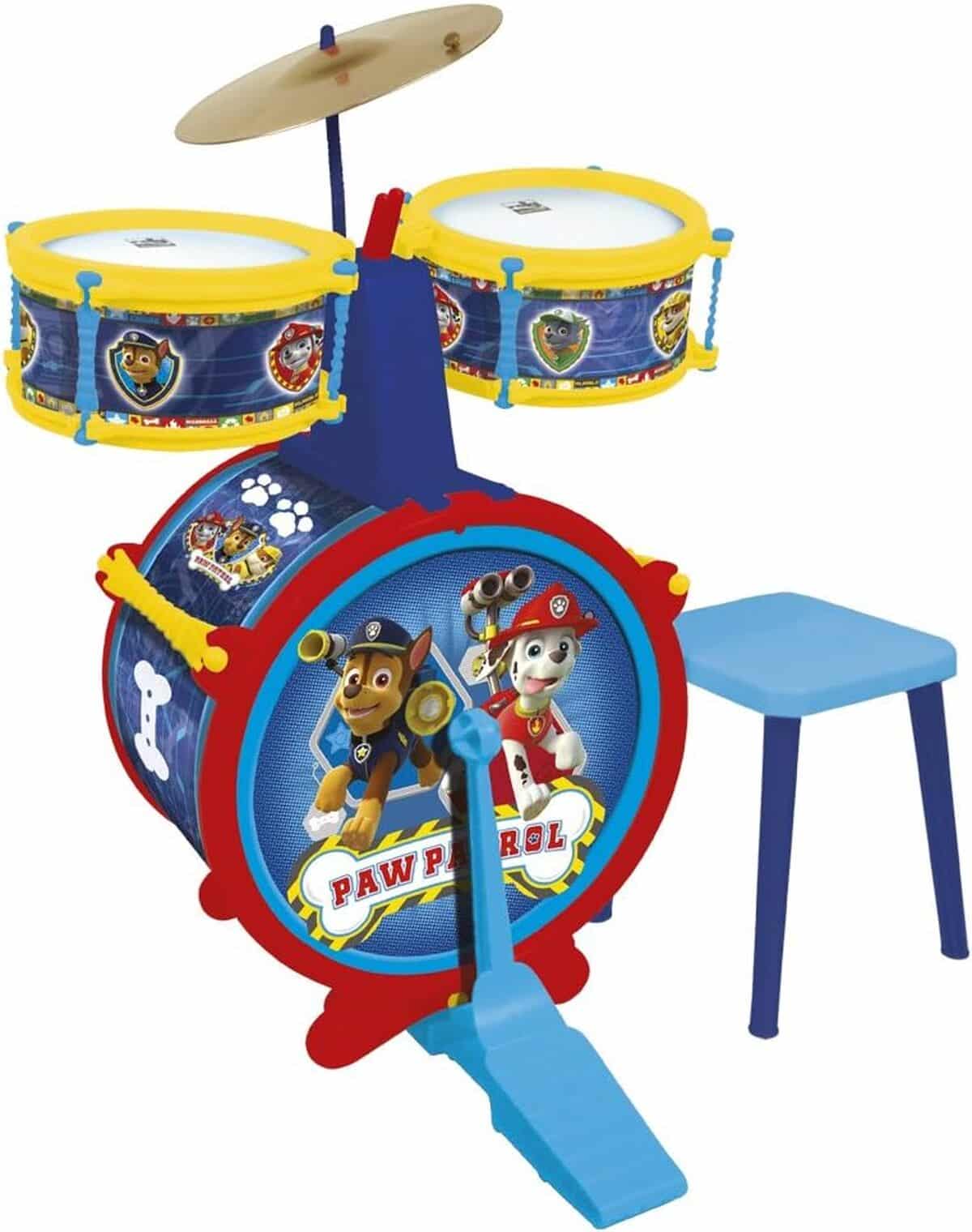 Test Reig Nickelodeon : la Batterie Paw Patrol en détail