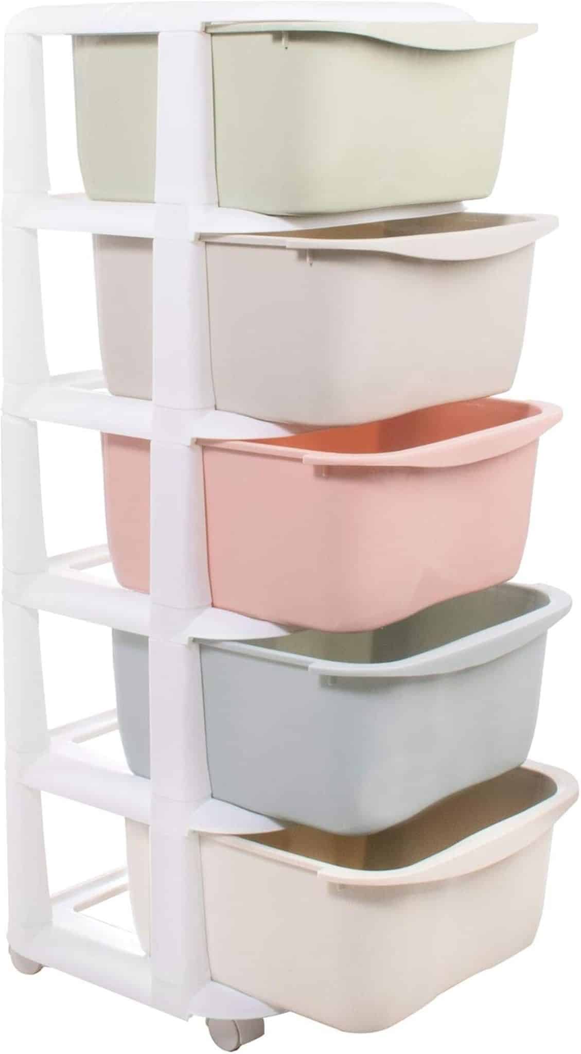 Test SPRINGOS : l'étagère mobile pastel idéale pour la chambre d'enfant
