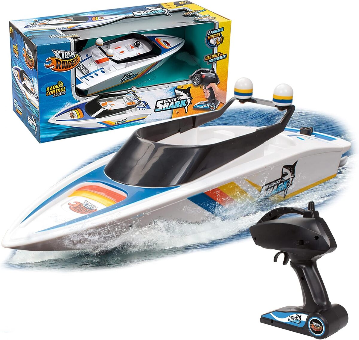 Test Xtrem Raiders White Shark : notre avis sur ce bateau télécommandé !