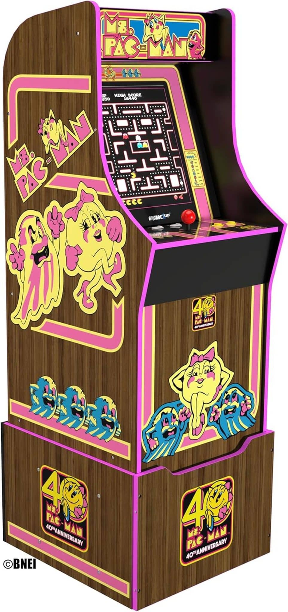 Test : arcade1Up célèbre les 40 ans de Ms.  Pac-Man