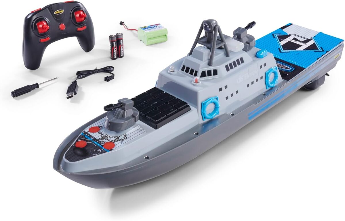 Test Carson 500108050 RC : bateau télécommandé en action