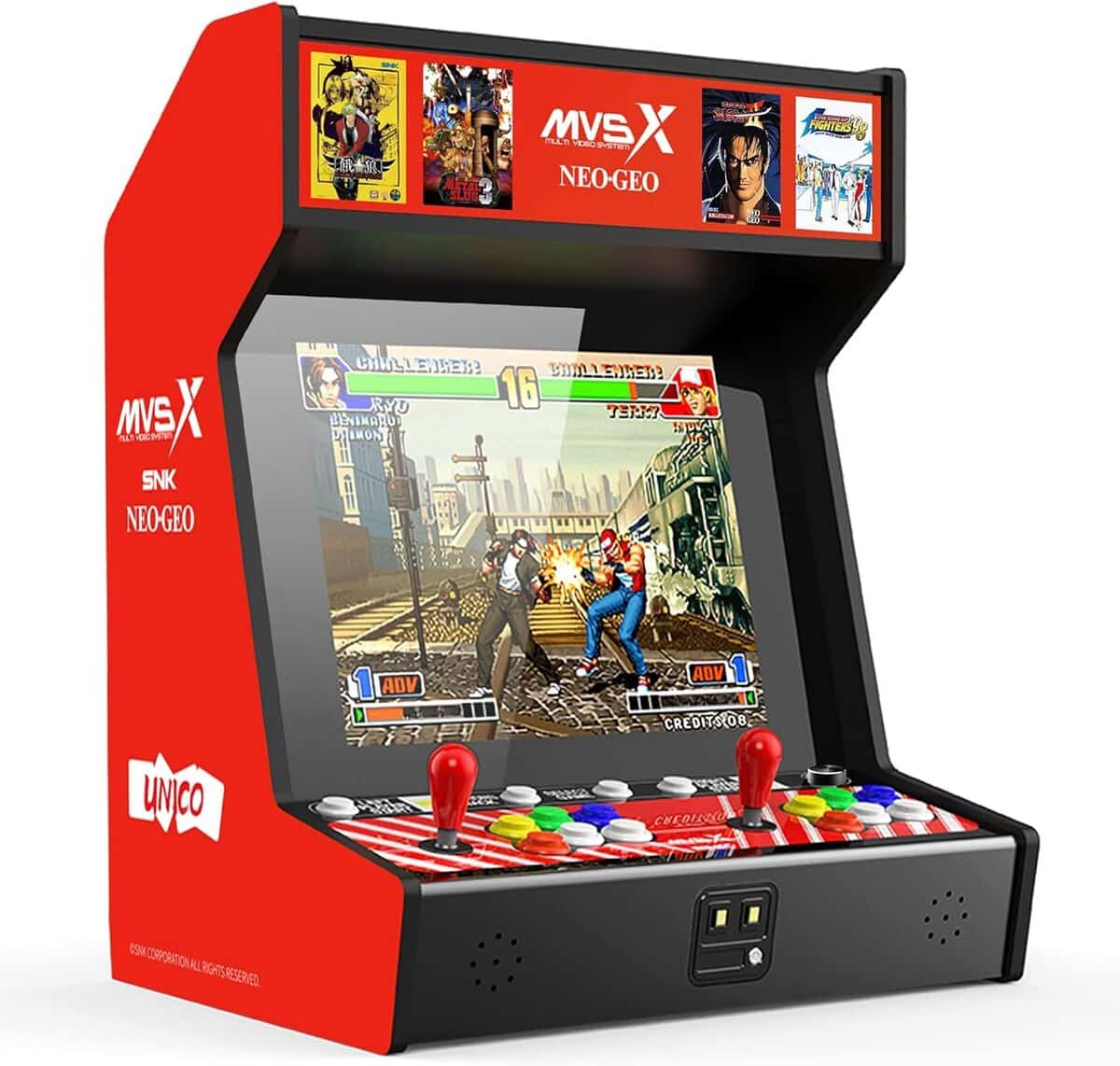 Test de la borne arcade SNK NEOGEO MVSX : plongez dans le rétro avec 50 jeux licenciés