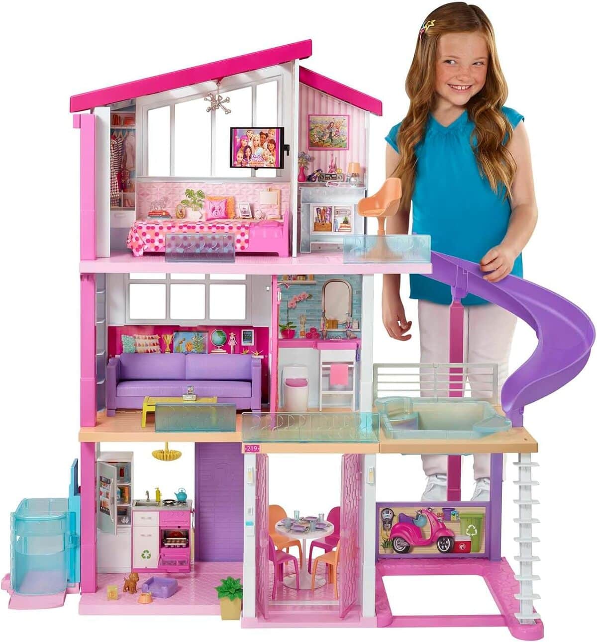 Test de la maison de rêve Barbie : 3 niveaux d'amusement