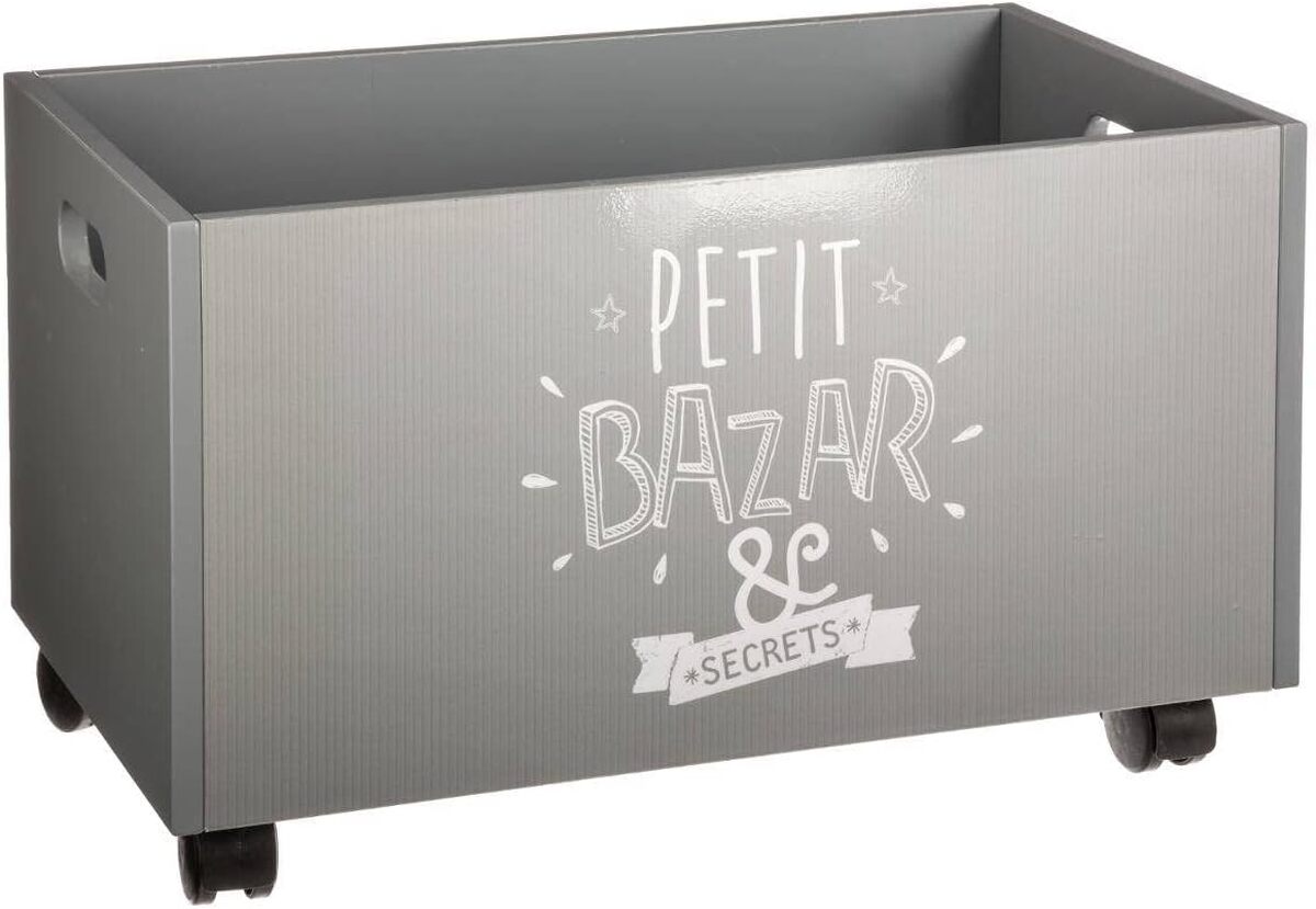 Test du coffre à jouets gris Atmosphera