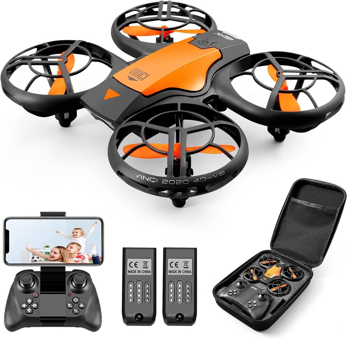 Test du mini drone 4DRC V8 : avis complet et performance