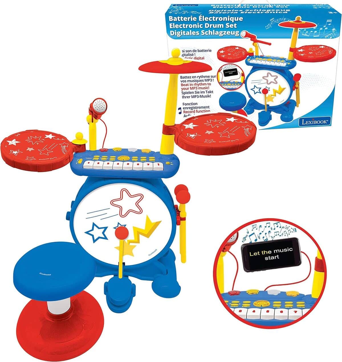 Test : la batterie électronique pour enfant Lexibook K610