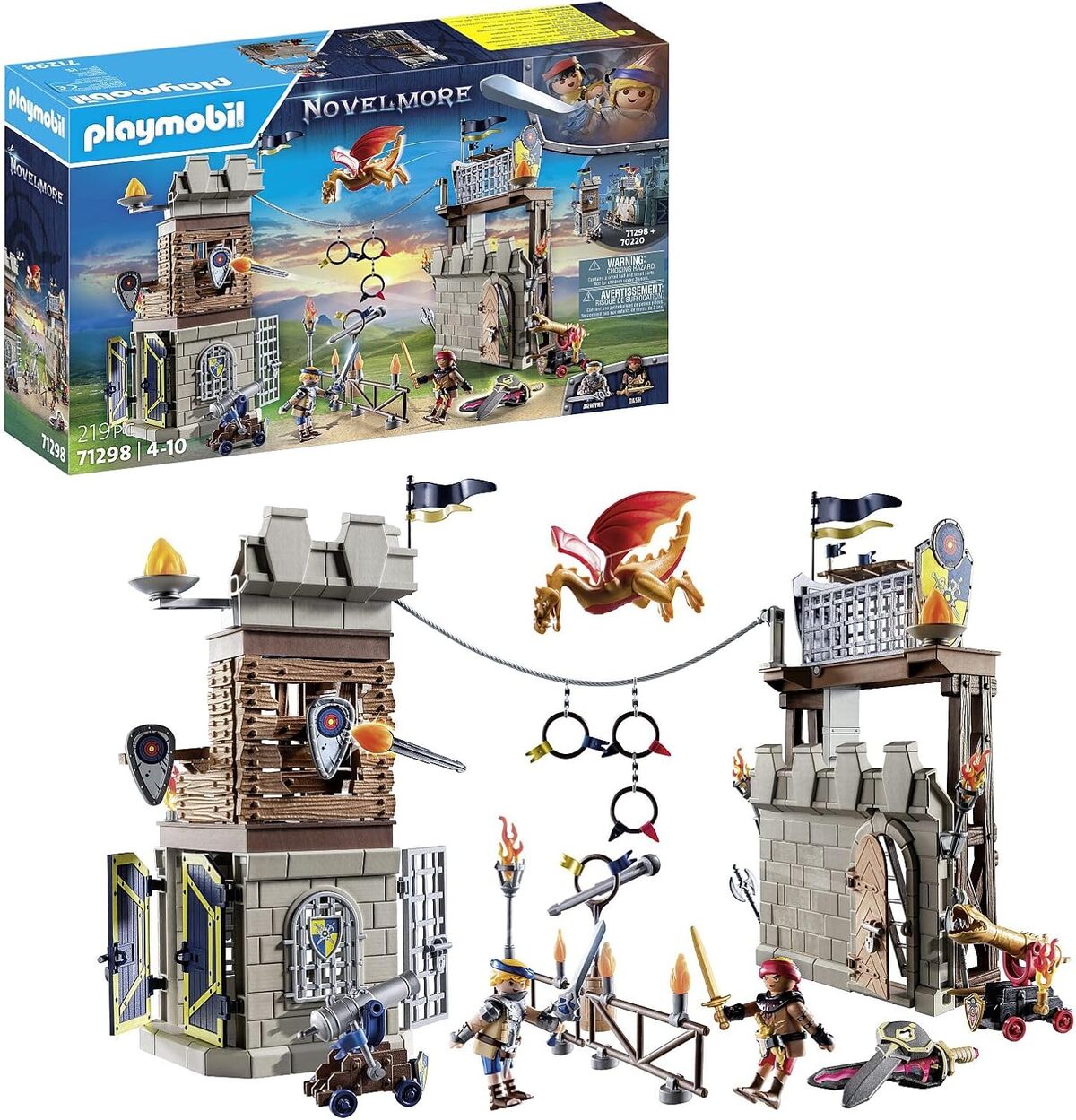Test : playmobil 71298 Tournoi des chevaliers Novelmore