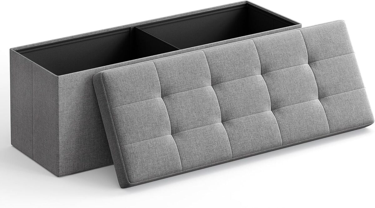 Test : pouf pliable SONGMICS, l'indispensable rangement polyvalent