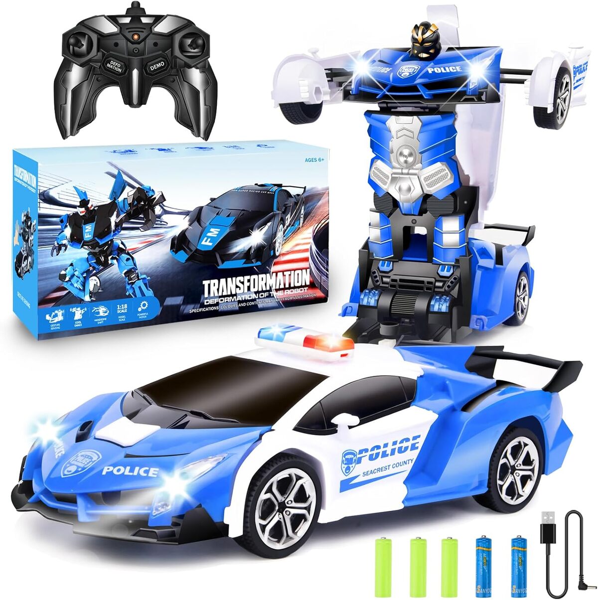 Test : voiture télécommandée transformable pour enfants