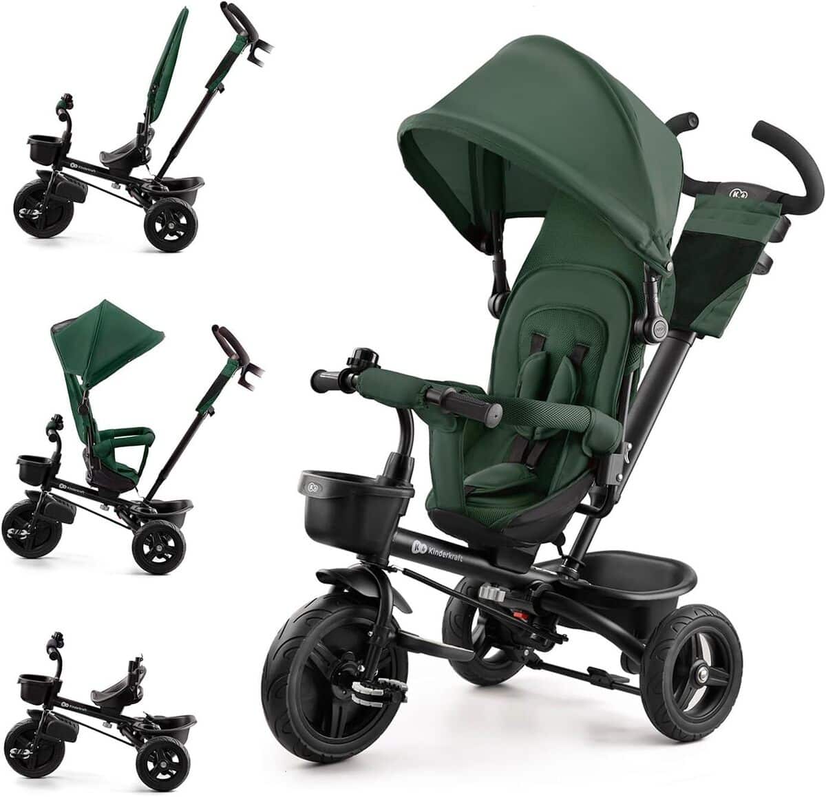 Test : tricycle évolutif Aveo Kinderkraft, pliable et pratique