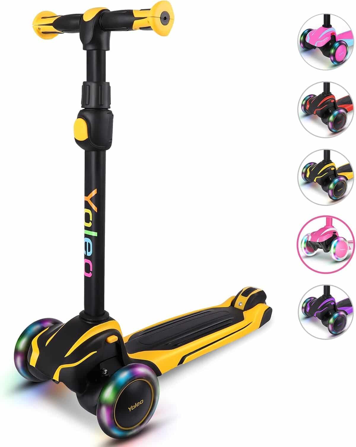 Test : trottinette 3 roues à LED Yoleo pour enfant