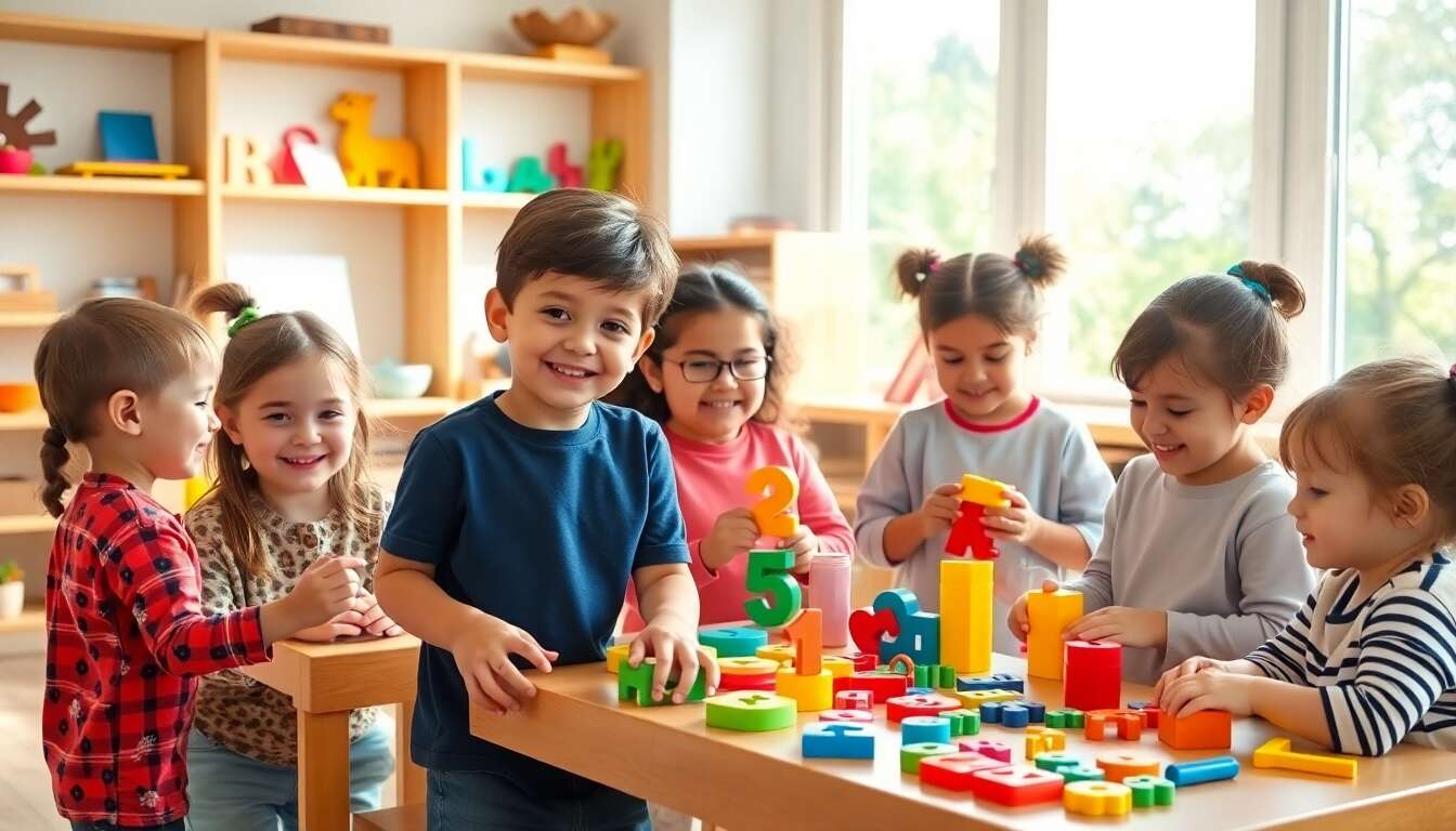 Apprendre les chiffres avec la méthode Montessori