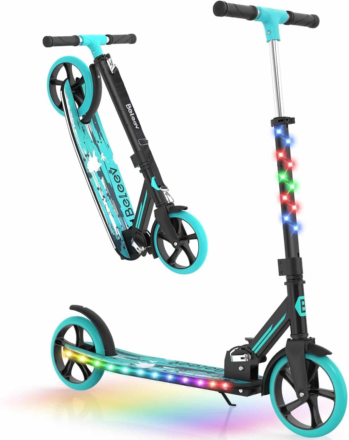 Test de la trottinette enfant BeleeV V9 : pliable et ajustable avec LED