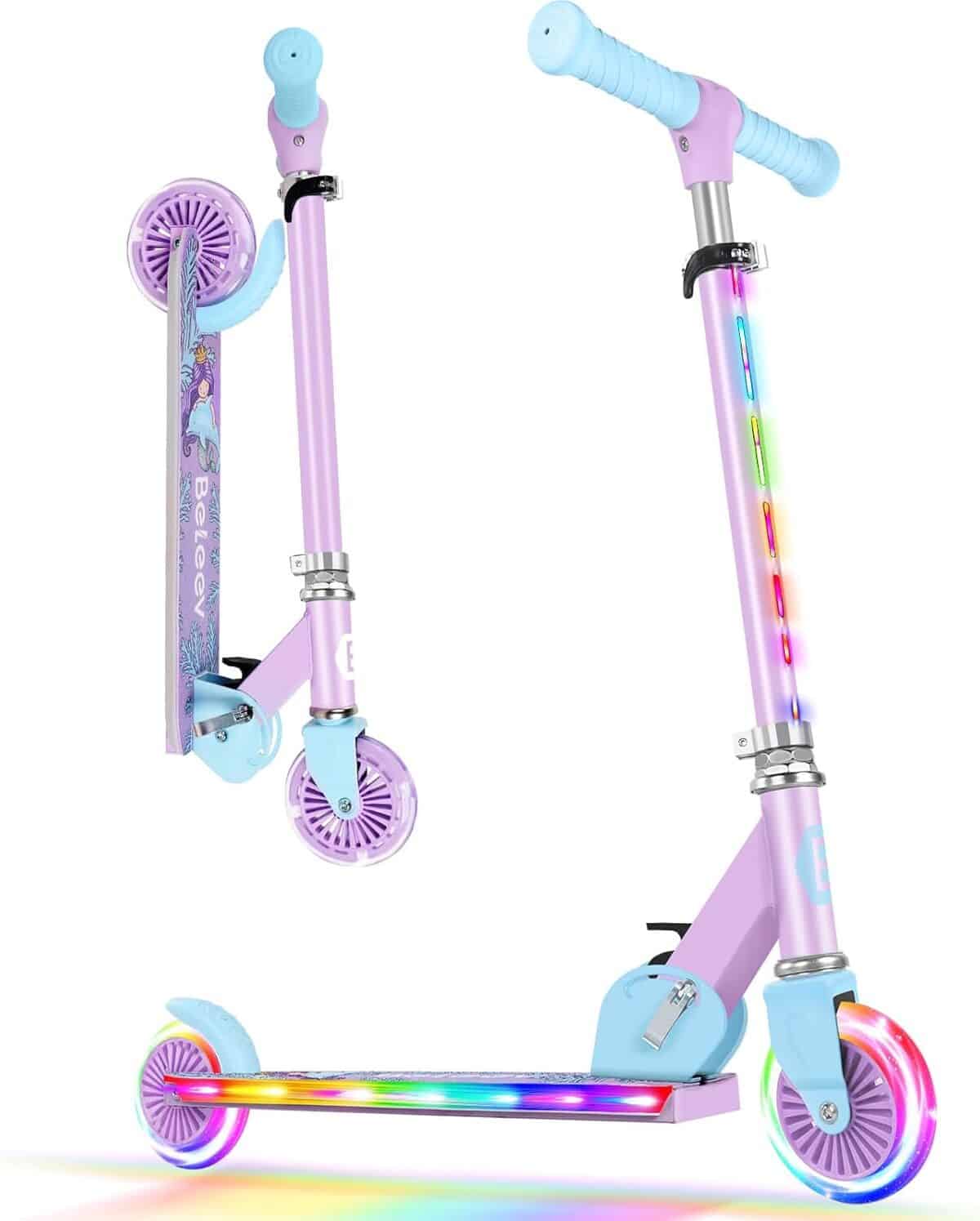 Test de la trottinette enfants BELEEV V2