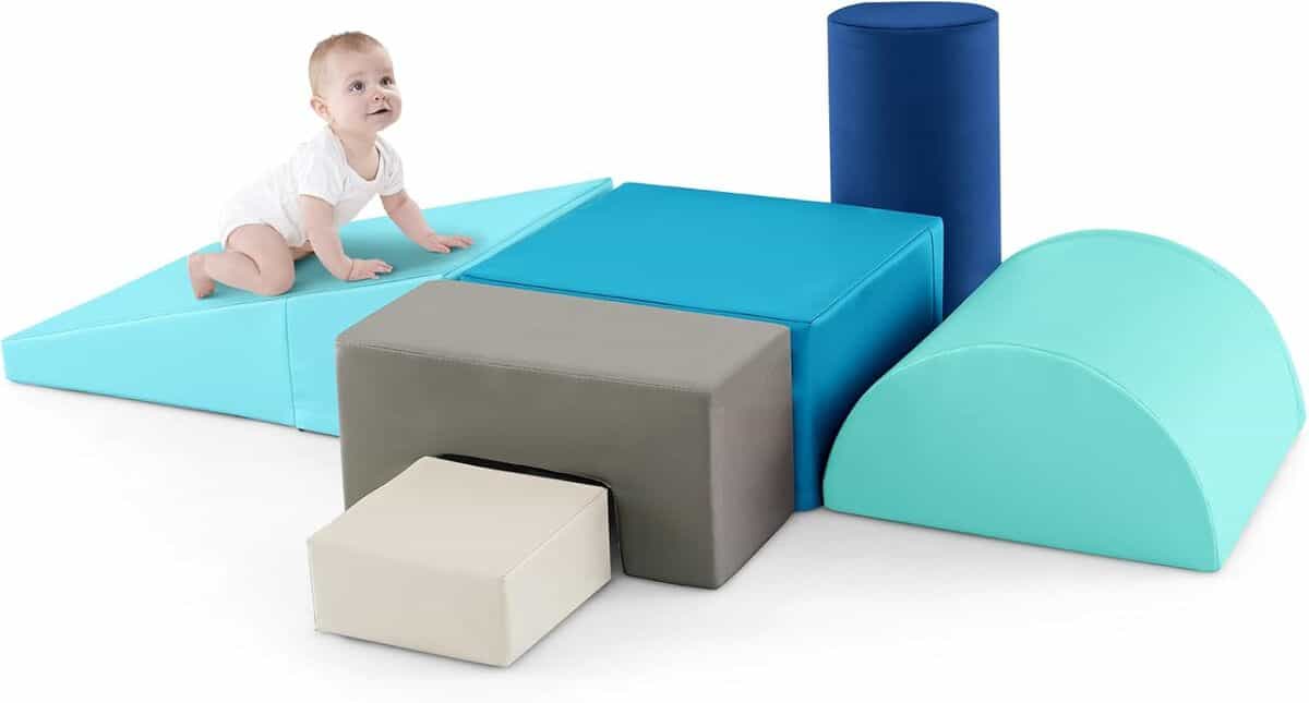 Test du parcours motricité en mousse pour bébés Costway 6 pcs