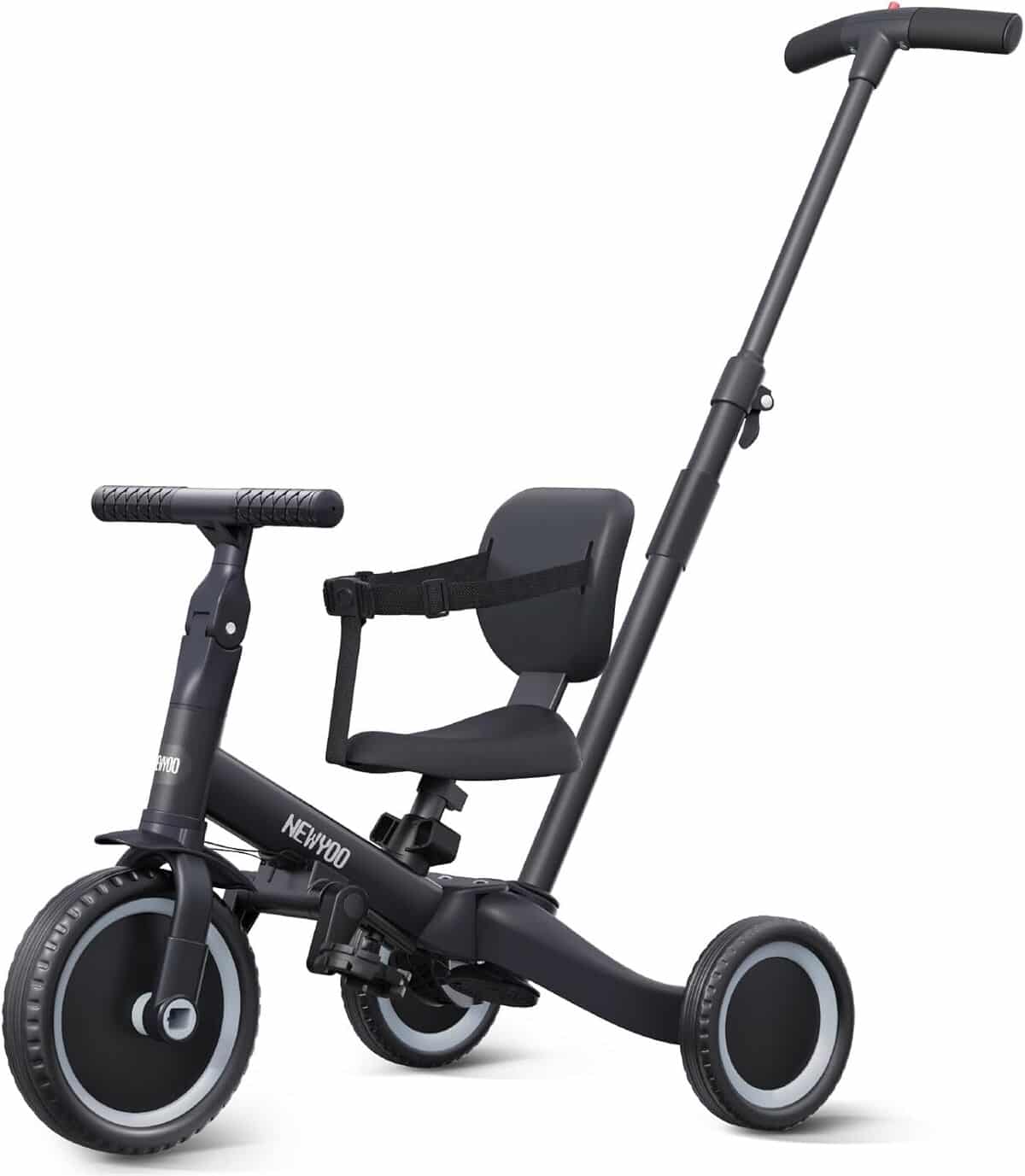 Test : newyoo tricycle 5 en 1 draisienne 1-3 ans vert