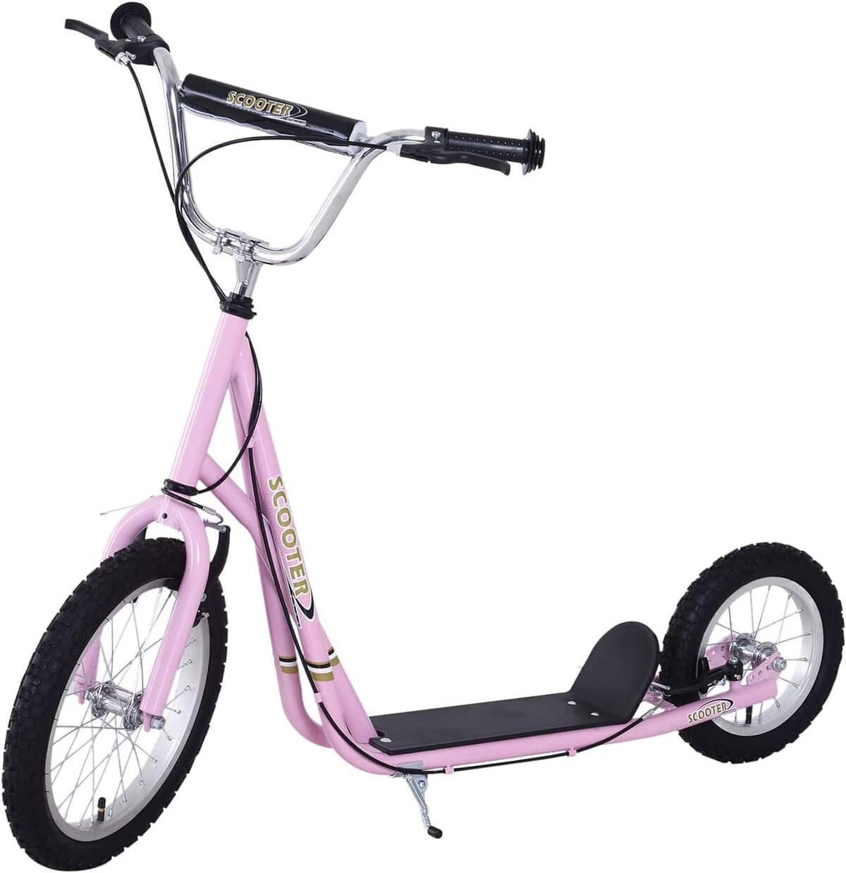 Test trottinette enfant Homcom rose : confort et sécurité