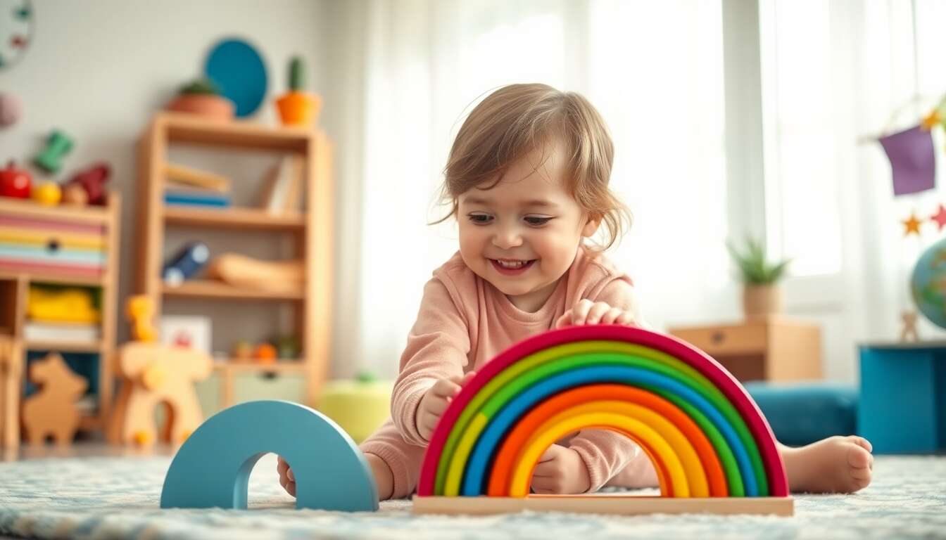 Arc-en-Ciel Montessori : jouet Éducatif et Coloré