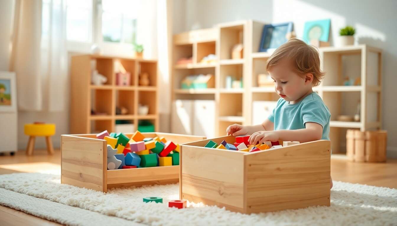 Boîte de Tri Montessori : stimulez les Compétences Cognitives de Votre Enfant