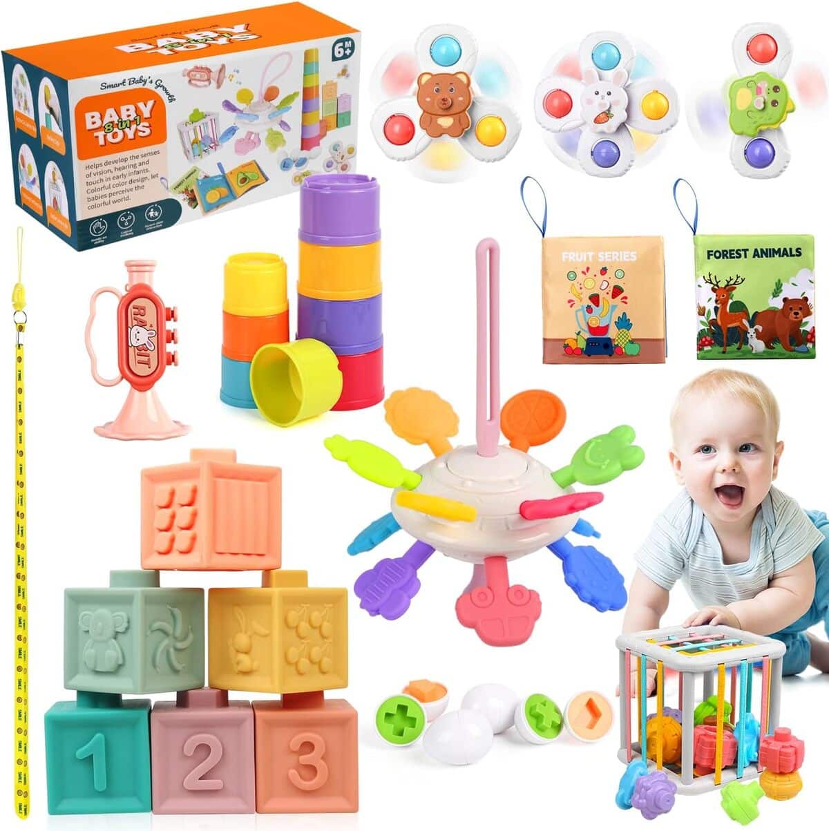 Avis sur le jouet montessori bébé 8 en 1 : un compagnon d'éveil idéal
