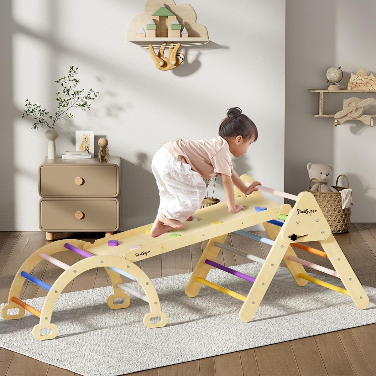 Test : banaSuper triangle escalade Montesssori pliable