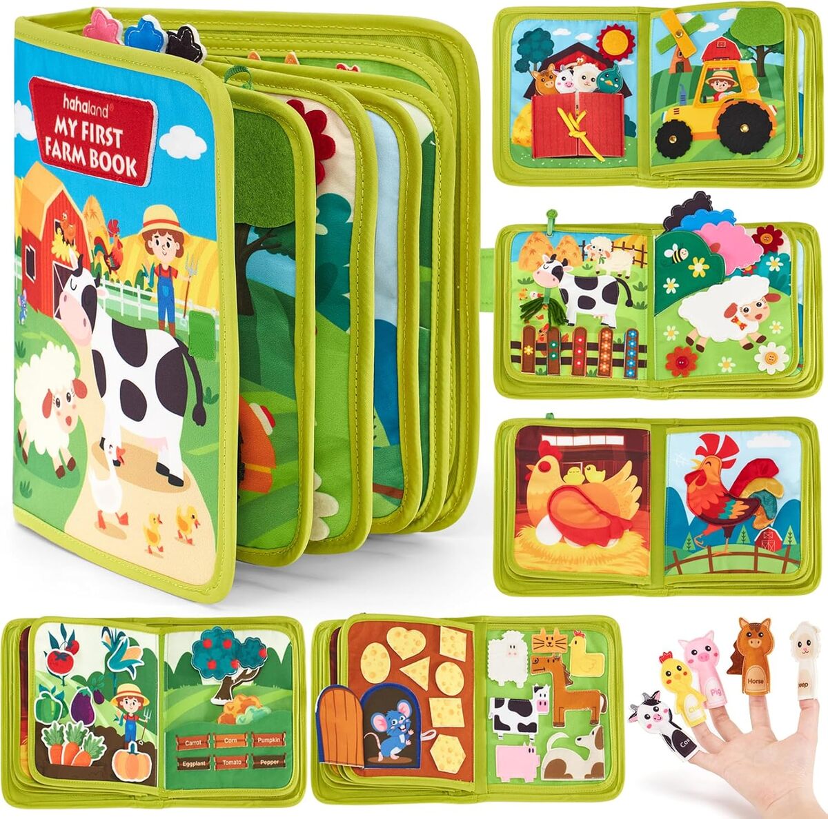 Test : hahaland Busy Board Montessori pour bébé 1 an