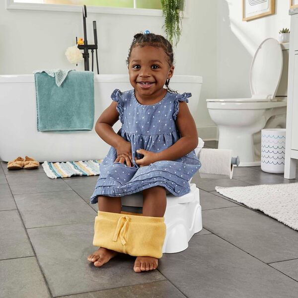 Fisher-Price HJC38 - Meine erste Toilette – Töpfchen für Babys, deutsche Version, interaktives Trainingstöpfchen mit Musik und Geräuschen