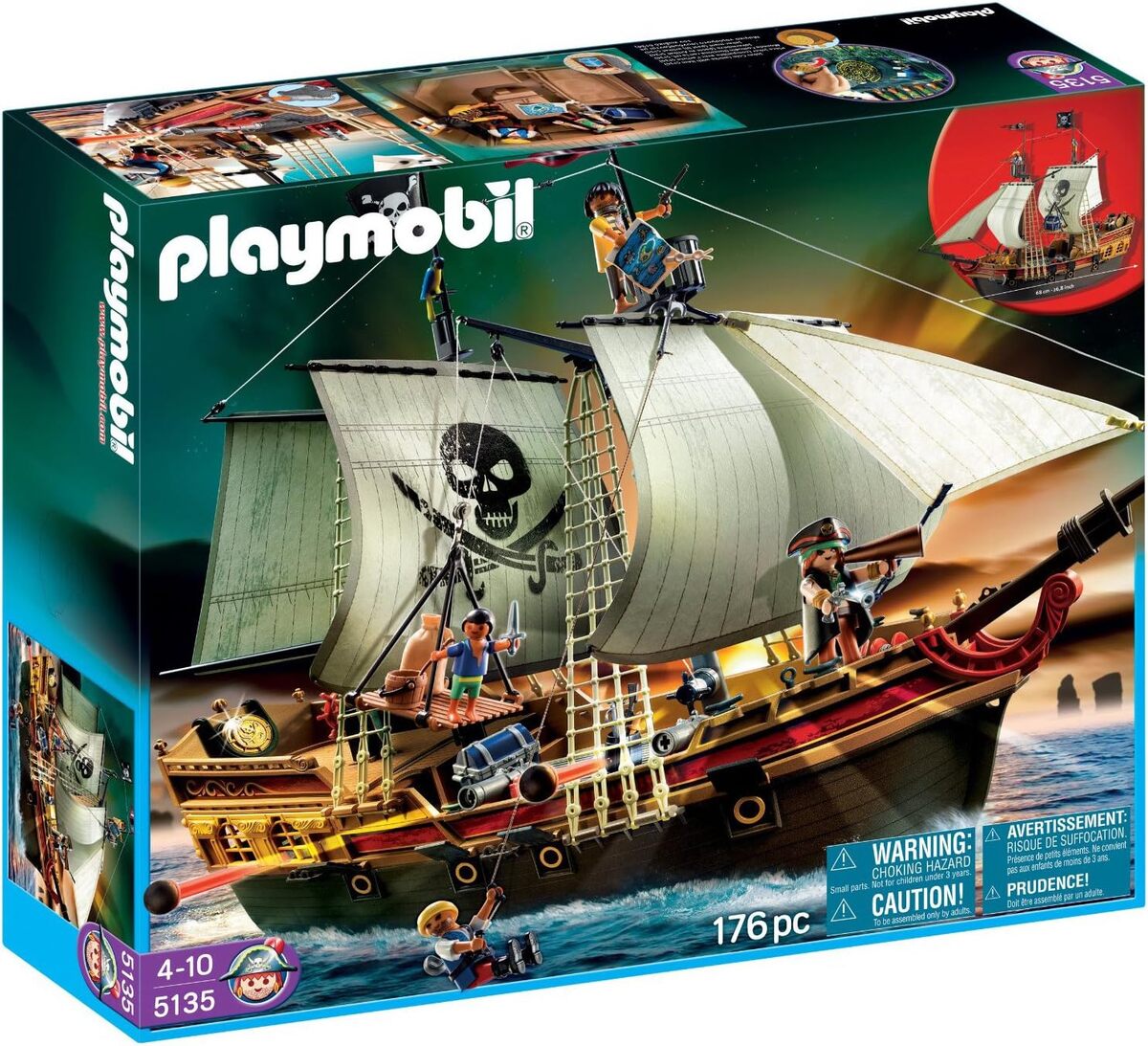 Test : bateau d'attaque Playmobil 5135 des pirates