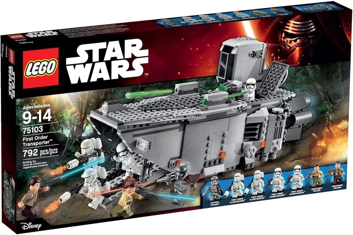 Test du Lego Star Wars 75103 : first order transporter